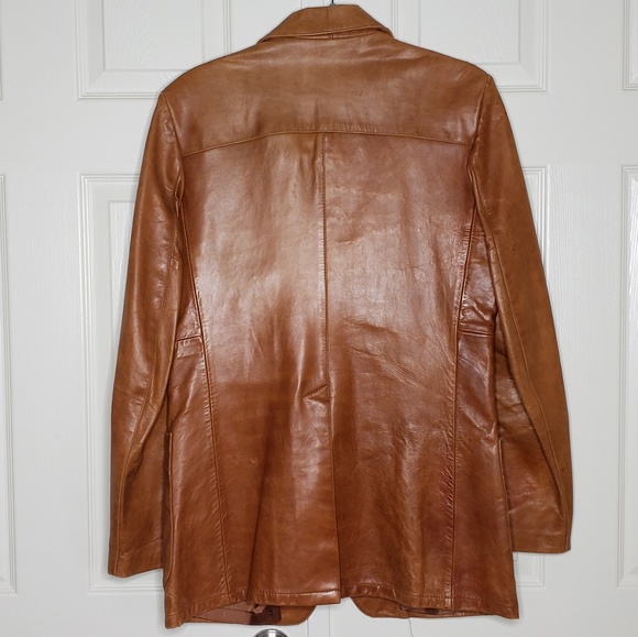Remy Leather Blazer - Picture 2 of 5